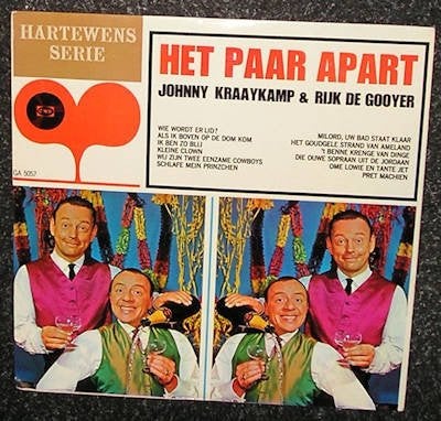Johnny Kraaykamp & Rijk de Gooyer  - Het Paar Apart LP2129, LP, Gebruikt, Pop, Ophalen of Verzenden