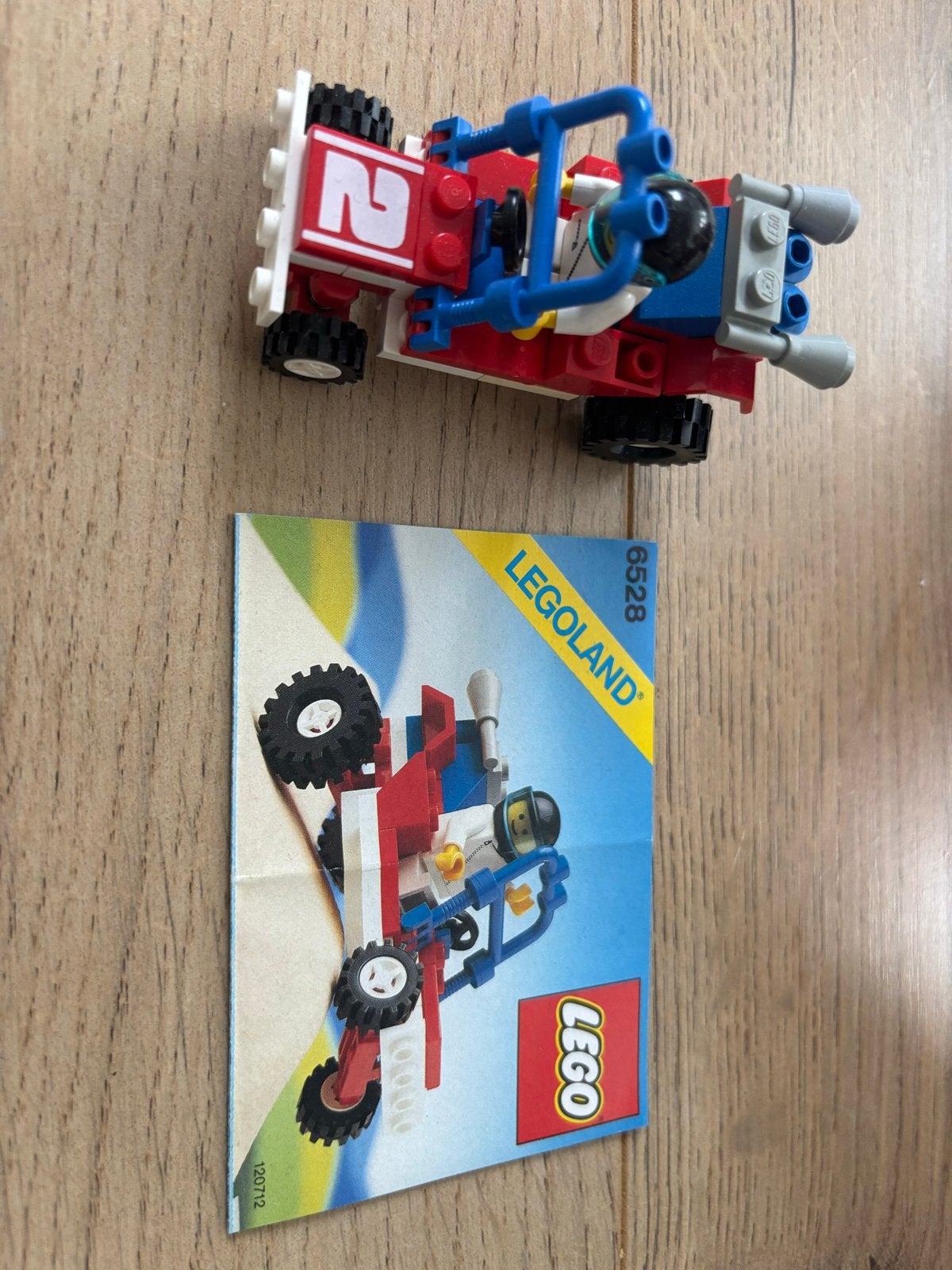 9939) LEGO Legoland 6528 Rally Racer met instructieboekje, Ophalen of Verzenden, Gebruikt, Lego