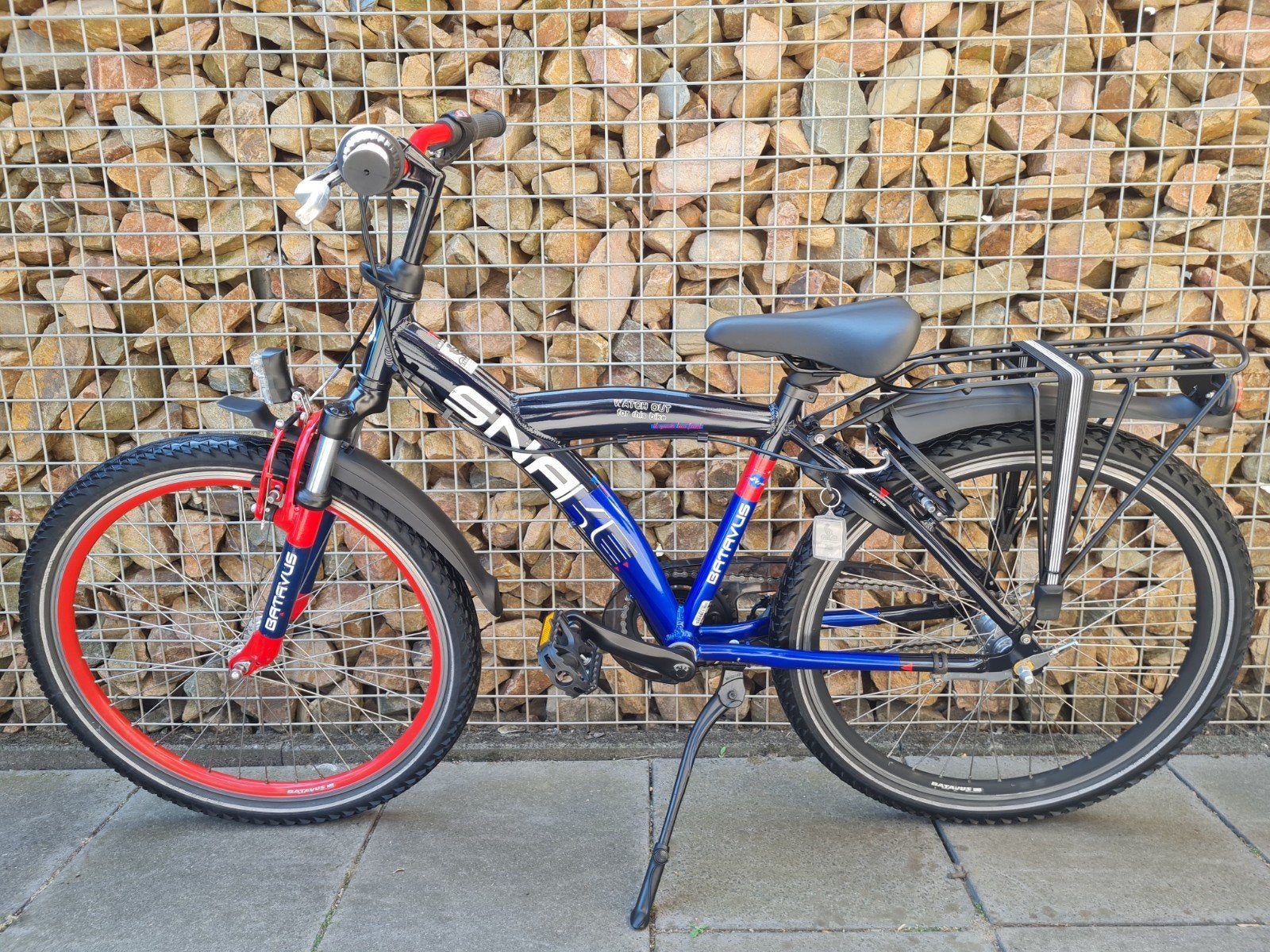 Zeer nette 24" Batavus Snake jongensfiets 3V (nagekeken), Fietsen en Brommers, Fietsen | Jongens, Ophalen, Terugtraprem, 24 inch