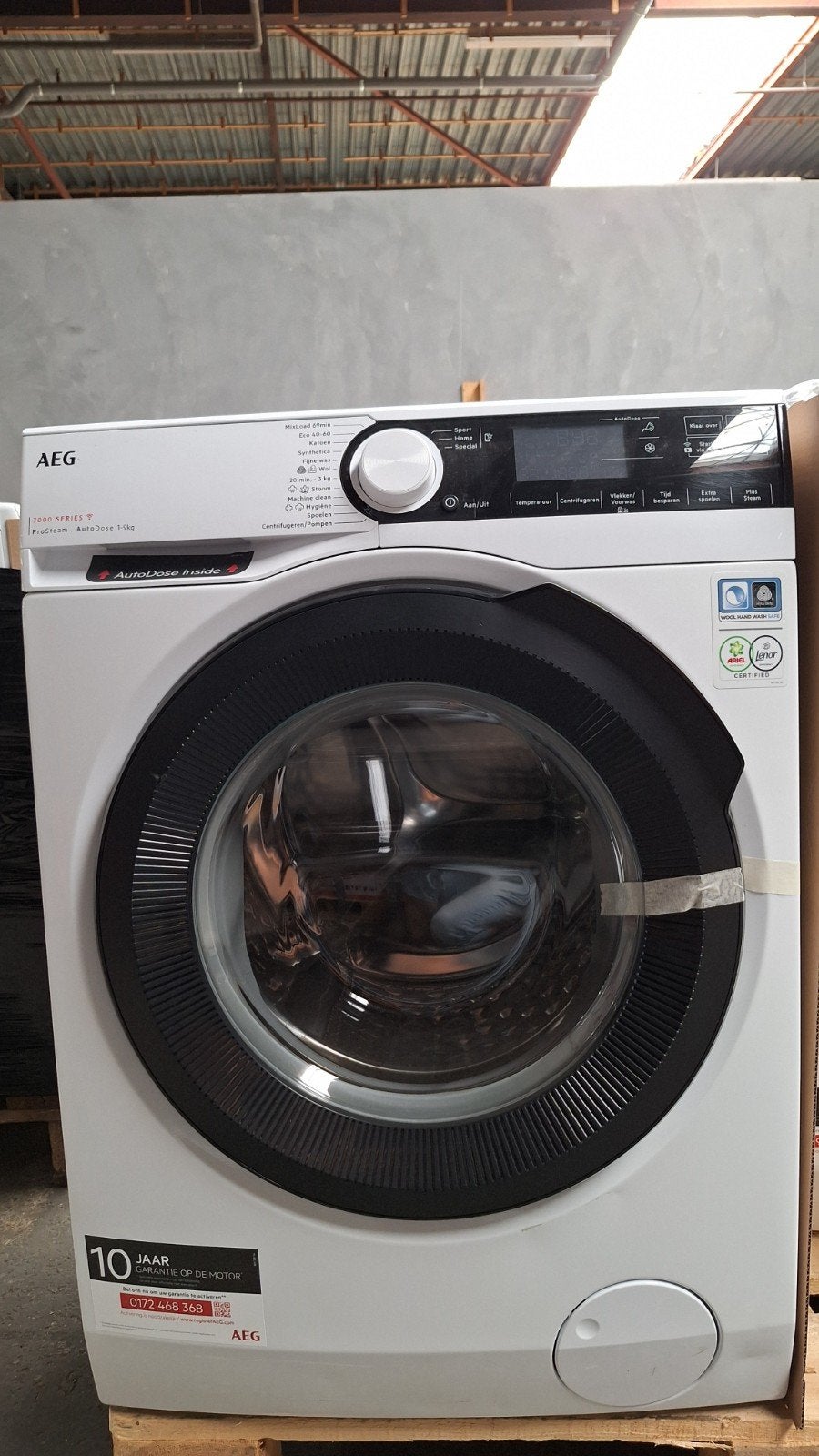 AEG Wasmachine met AutoDose 2023 - Zo goed als nieuw, 8 tot 10 kg, Zo goed als nieuw, N.v.t, 85 tot 90 cm