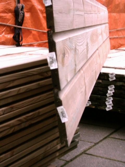 Rabatdelen 192.60 mtr. Nieuwe B. Keus. opruiming, Tuin en Terras, Palen, Balken en Planken, Ophalen, Nieuw, 250 cm of meer, Planken