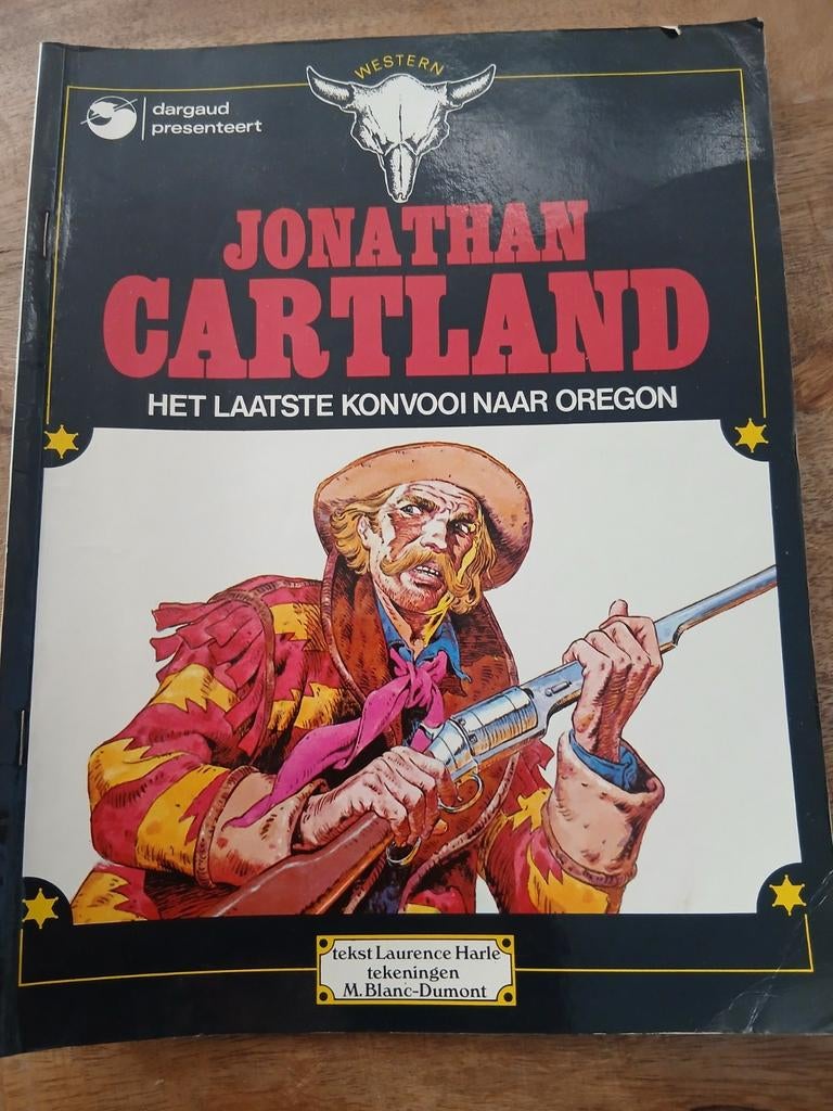 Jonathan Cartland - Het Laatste Konvooi naar Oregon, Eén stripboek, Ophalen of Verzenden, Gelezen, Laurence Harlé