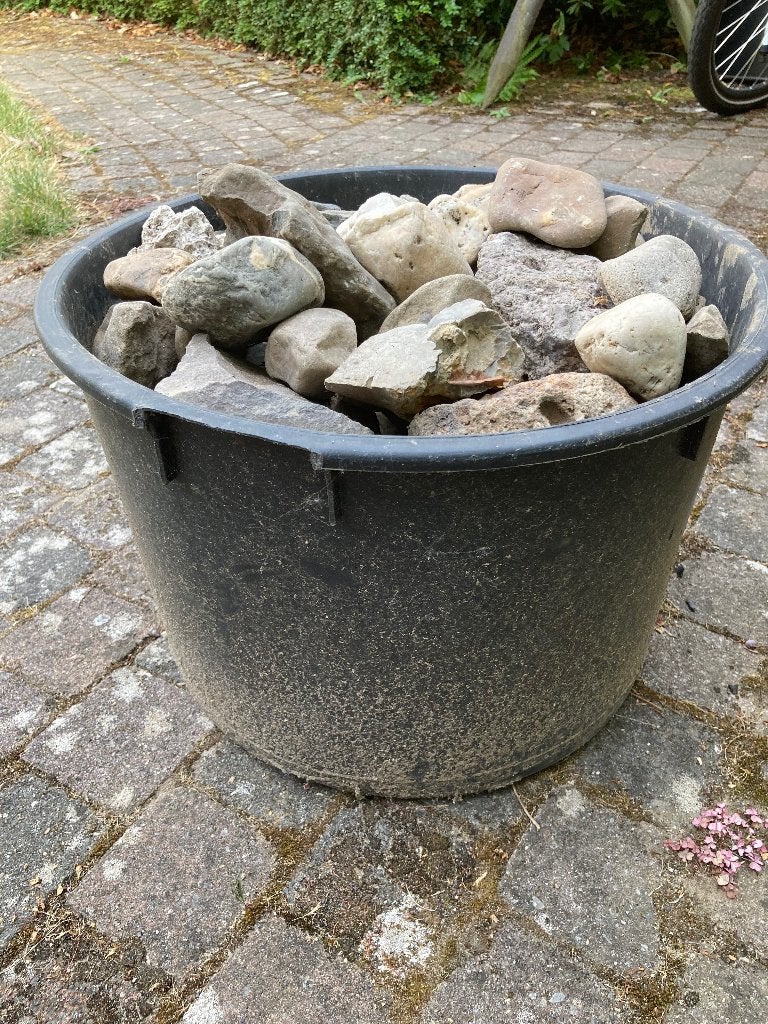 Gratis maaskeien, Tuin en Terras, Grind, Keien en Split, Ophalen, Gebruikt, Grijs, Kei