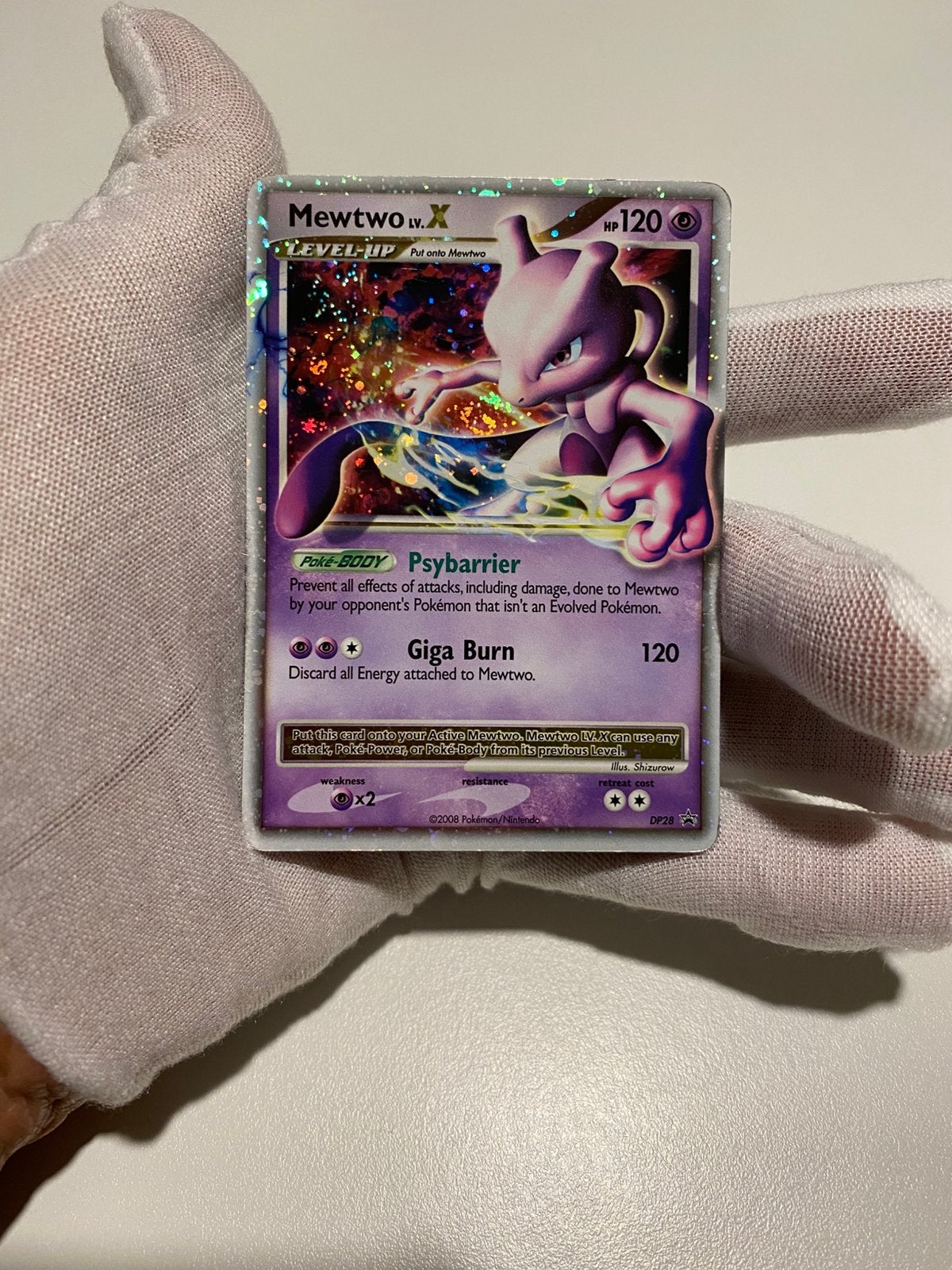 Mewtwo Holo Dp28 LV X Promo 2008 NM+Swirl, Ophalen of Verzenden, Zo goed als nieuw