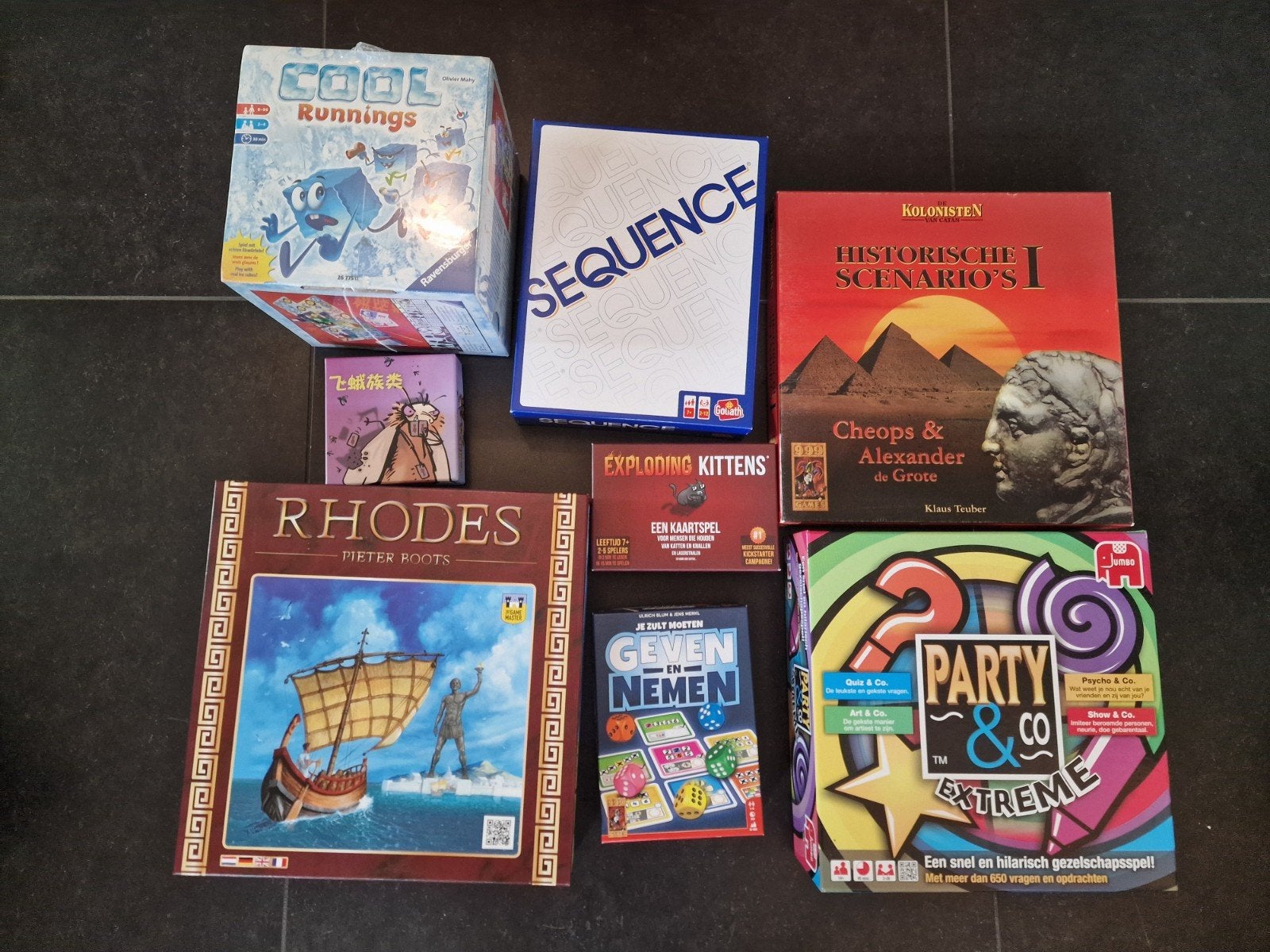 Diverse Bordspellen Collectie, Vijf spelers of meer, Ophalen, Gebruikt, Ravensburger, Jumbo, 999 Games, White Goblin Games