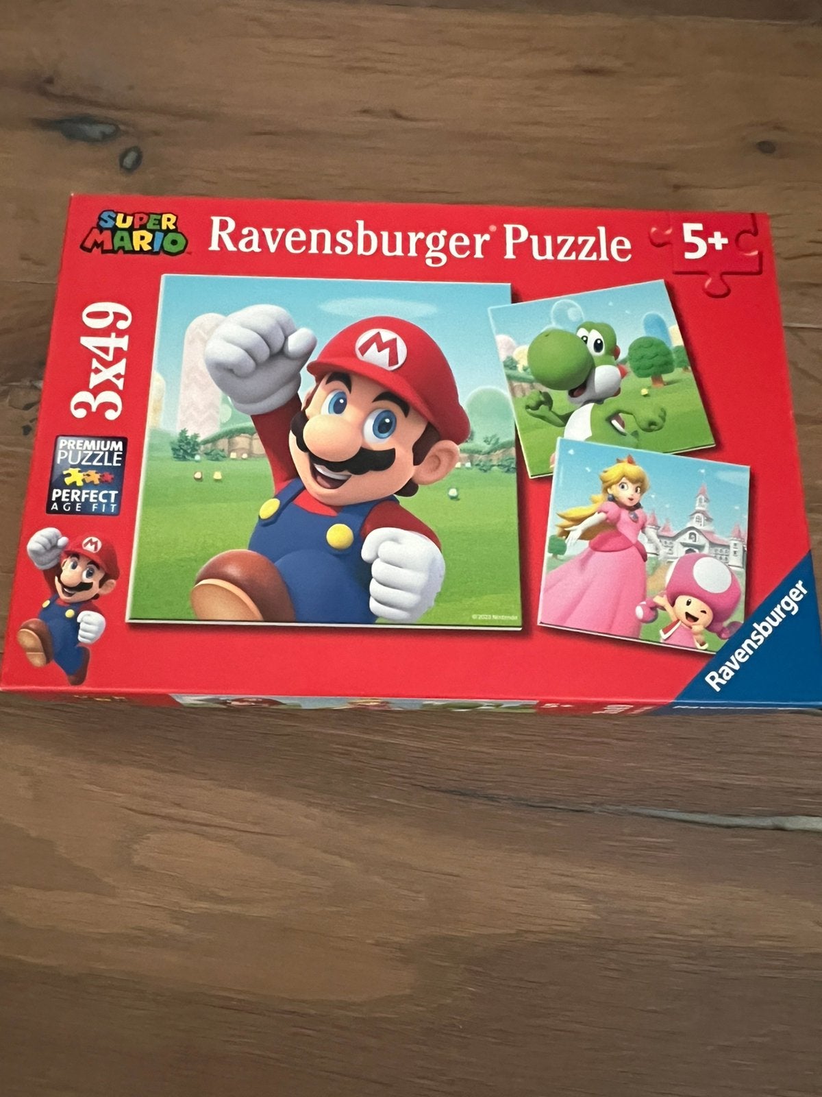 Mario puzzel 3x49 stukjes, Ophalen of Verzenden, 10 tot 50 stukjes, Zo goed als nieuw, 4 tot 6 jaar