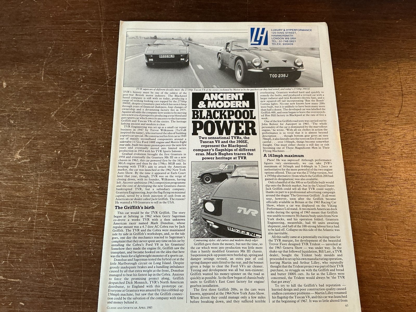 Autocar Magazine Artikelen - TVR, Naylor, Scimitar, Ophalen of Verzenden, Gelezen, Overige merken