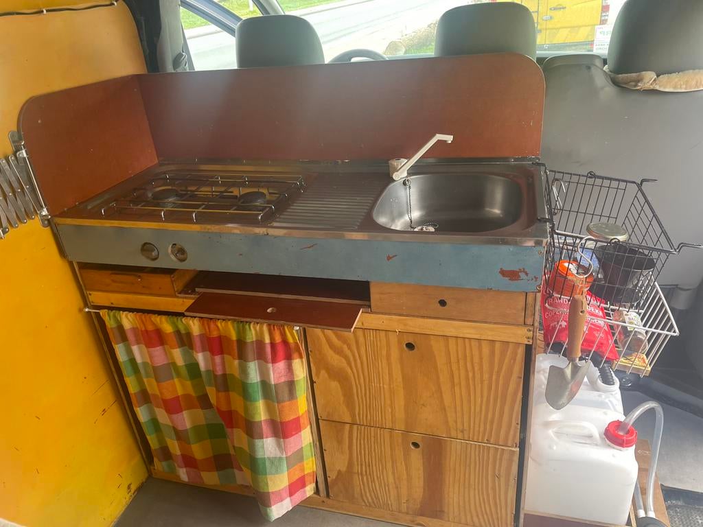 Keukenblok camper, Caravans en Kamperen, Camper-accessoires, Ophalen, Gebruikt