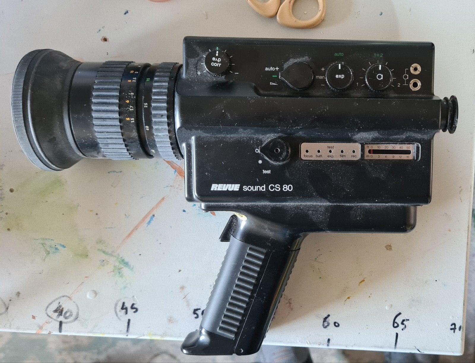 Revue CS 80 Super 8 Camera - Vintage Filmcamera, Ophalen of Verzenden, 8mm, Camera