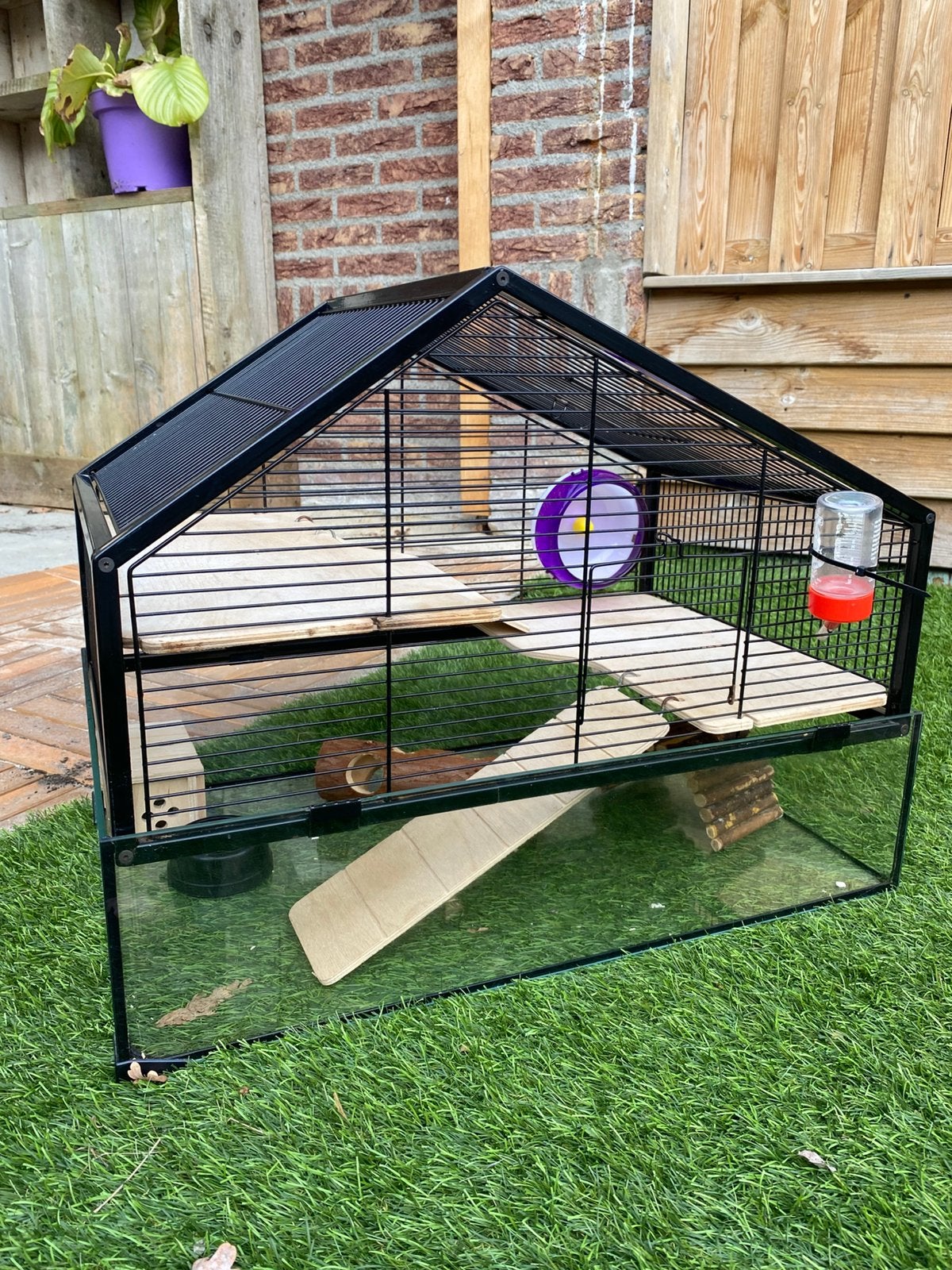 Hamsterkooi, Dieren en Toebehoren, Kooi, Gebruikt, Minder dan 75 cm, Ophalen