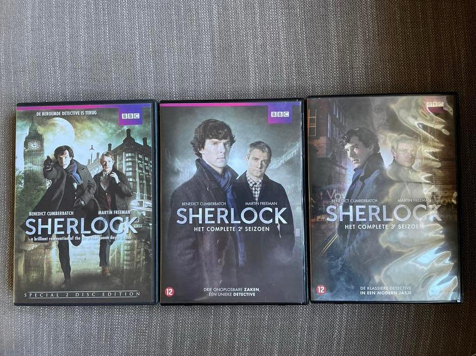 Sherlock dvd Boxset - Seizoen 1, 2 & 3, Cd's en Dvd's, Gebruikt, Boxset, Ophalen of Verzenden, Vanaf 12 jaar