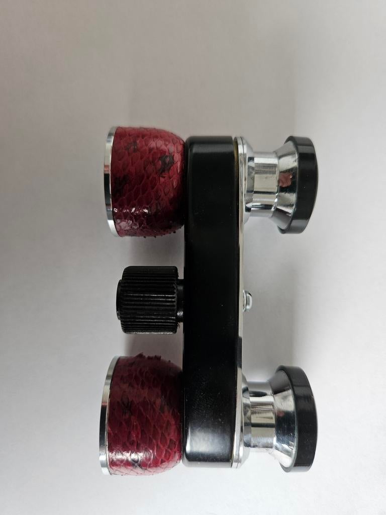 Vintage Toneelkijker Broco 2.5x - Rood Slangenleer Look, Ophalen of Verzenden, Gebruikt, Minder dan 8x, Overige typen