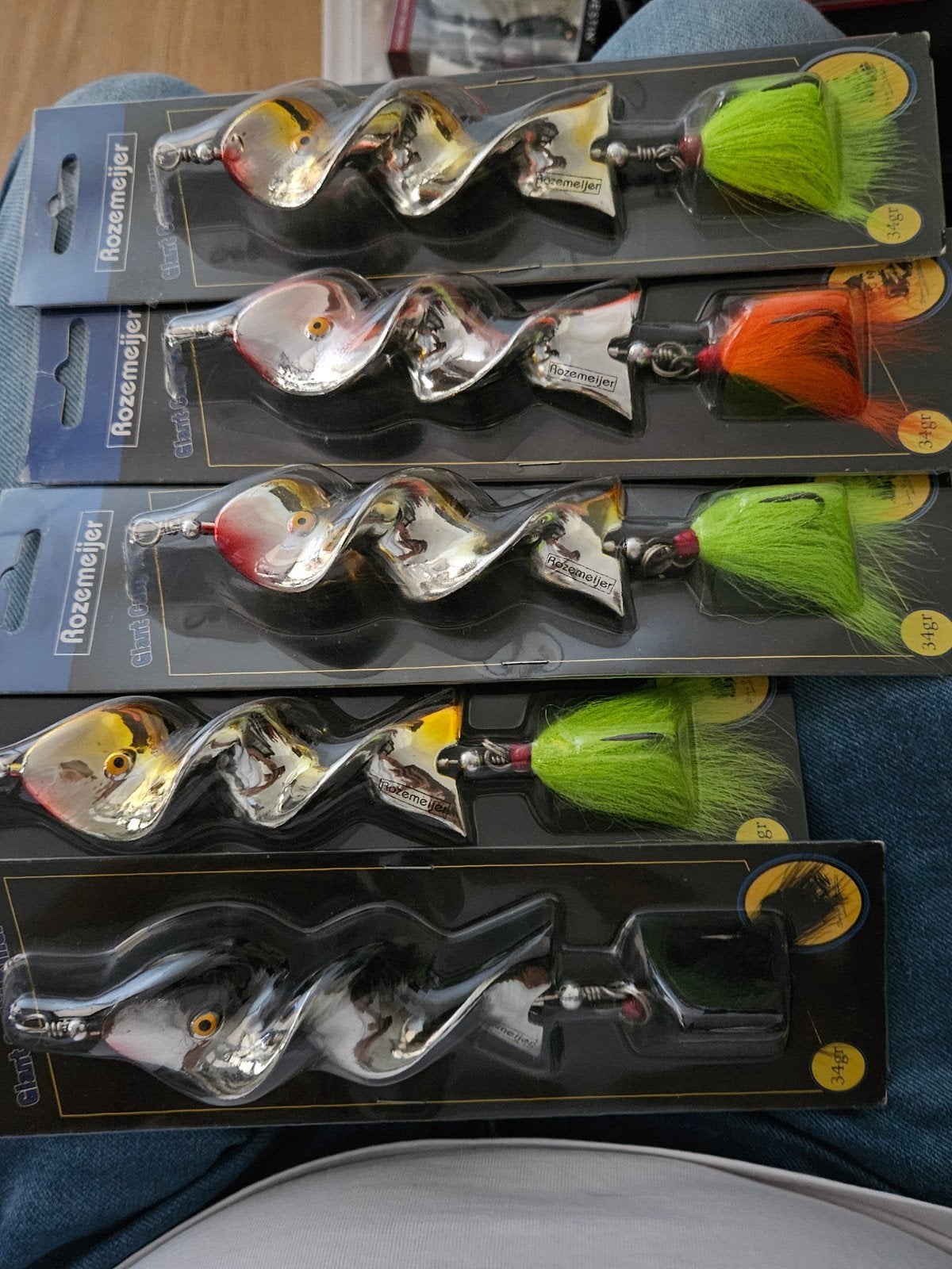 5x rozemeijer giant curly killer, Watersport en Boten, Ophalen of Verzenden, Overige typen