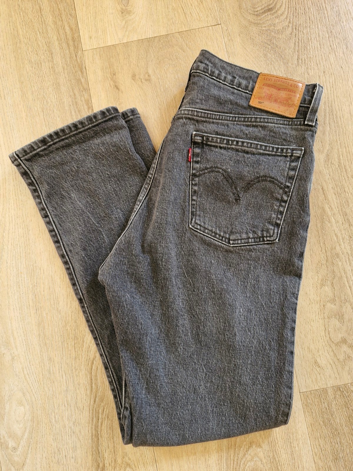 Levi’s grijze 501 jeans mt W31 x L30 zgan., Ophalen of Verzenden, Zo goed als nieuw, W30 - W32 (confectie 38/40), Grijs