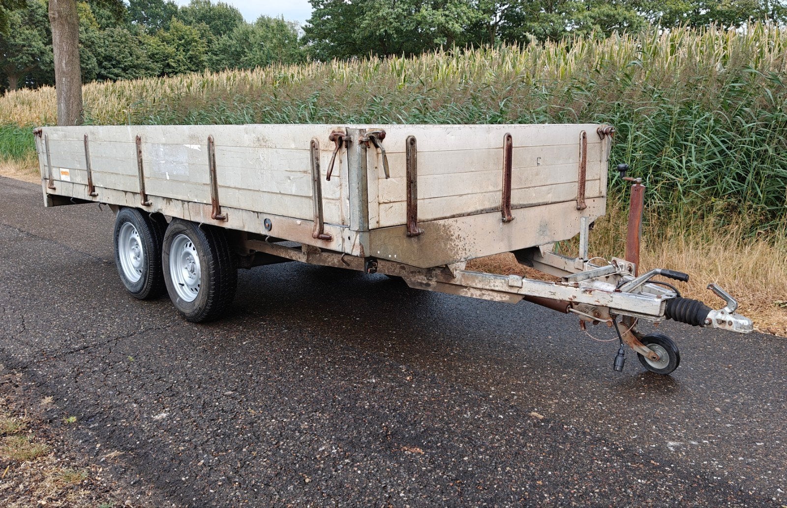 Hapert plateauwagen aanhanger 400x180 2700kg, Ophalen, Gebruikt, ., Hapert