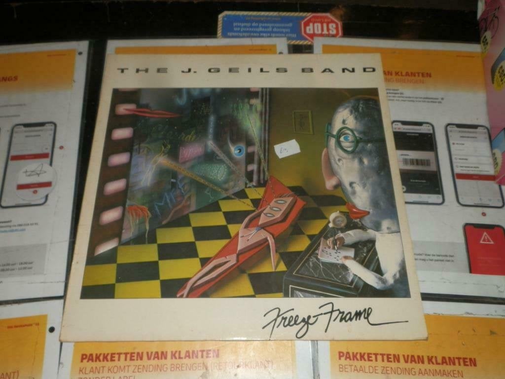Lp The J.Geilsband freeze frame 1981, Cd's en Dvd's, Vinyl | Pop, Ophalen of Verzenden, Gebruikt, 12 inch