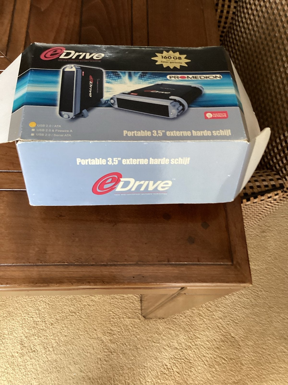 eDrive Promedion Externe Harde Schijf 160GB USB 2.0, Computers en Software, Gebruikt, Server, HDD, Ophalen of Verzenden
