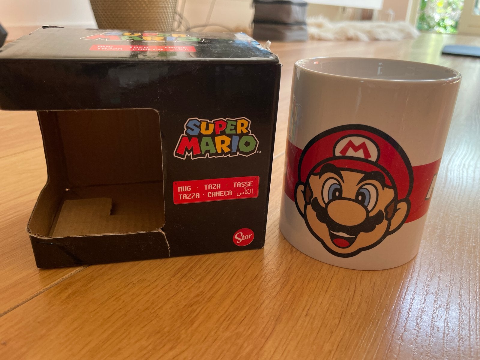 Nieuwe Super Mario mok met doos, Ophalen, Overige typen, Nieuw, Steen/keramiek