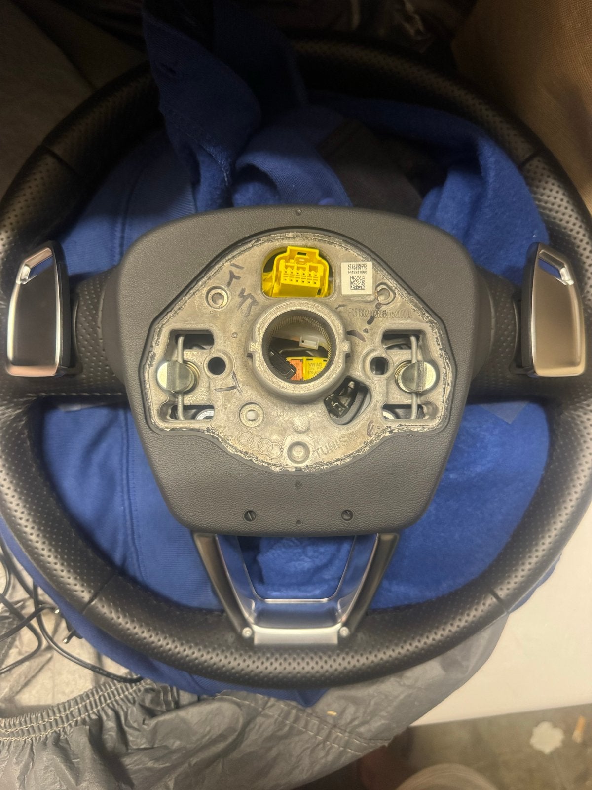 Audi RS Stuurwiel met schakelpaddles en bediening, Auto-onderdelen, Ophalen of Verzenden, Gebruikt, Audi