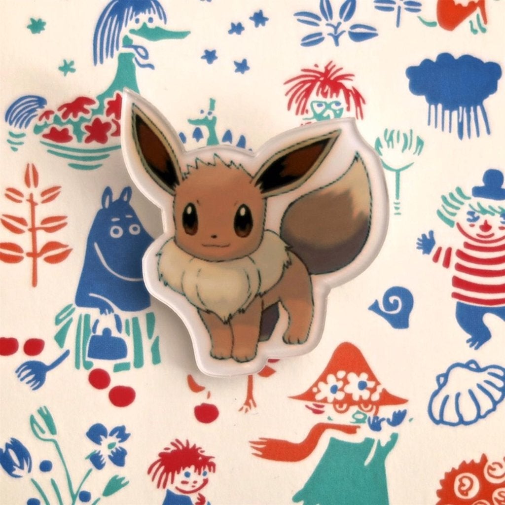 Pokemon Eevee speldje van acryl pin badge broche, Verzenden, Nieuw, Figuurtje, Speldje of Pin