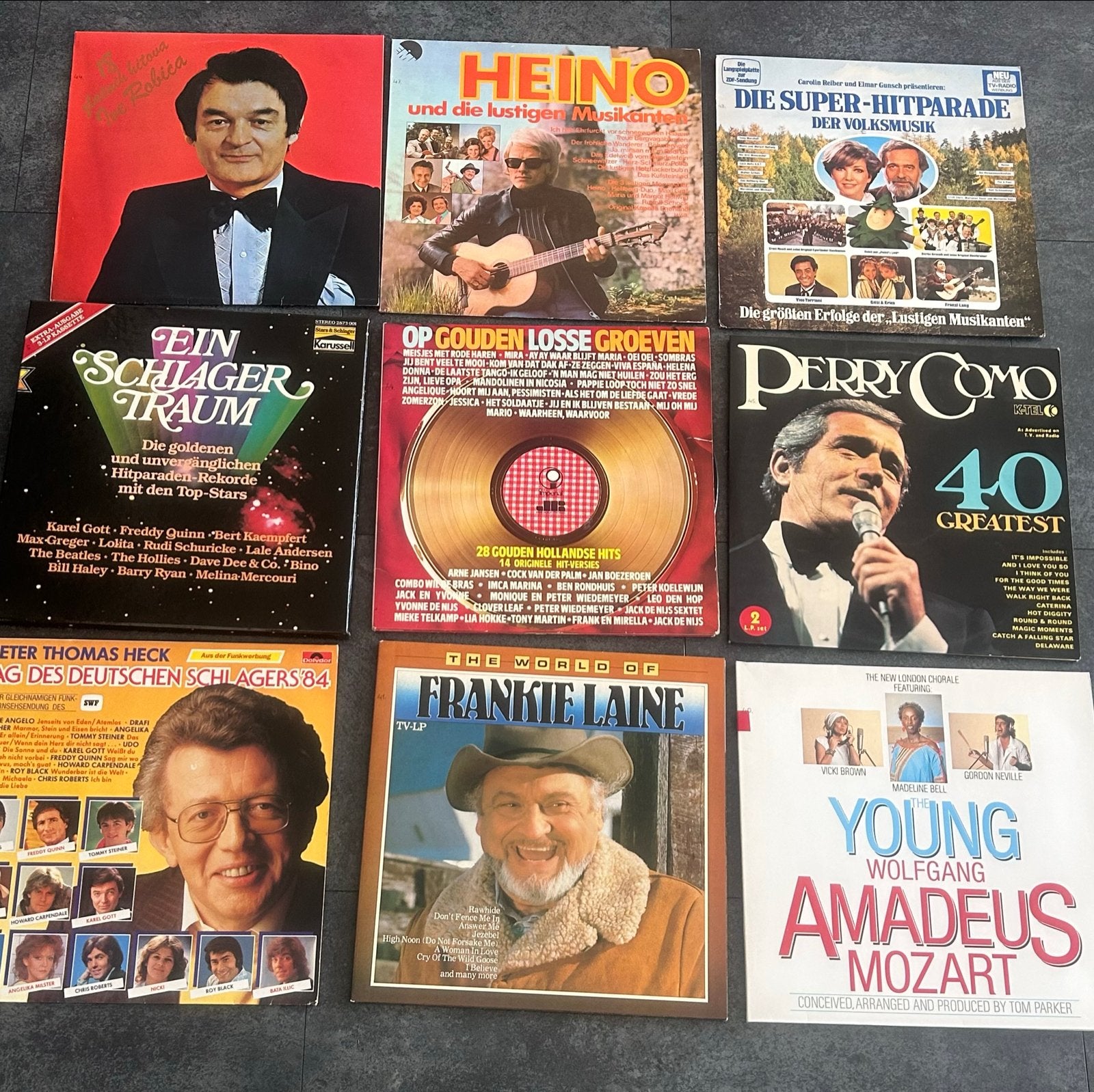 Grote collectie pop en schlager vinyl platen, Ophalen, LP, Gebruikt, Pop