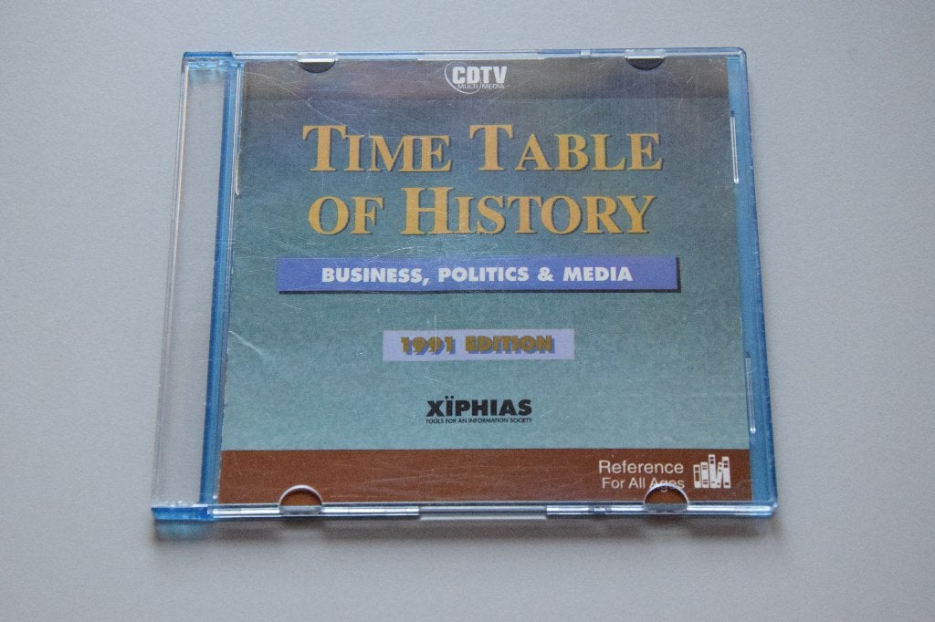 Commodore CDTV : Time Table of History, Computers en Software, Vintage Computers, Ophalen of Verzenden, Commodore