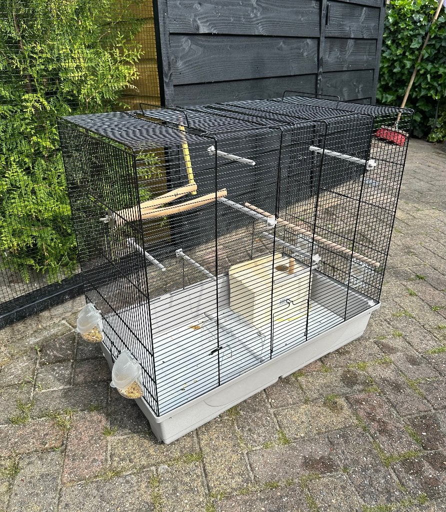Parkietenkooien verschillende maten, Dieren en Toebehoren, Vogels | Hokken en Kooien, Ophalen, Zo goed als nieuw, Hout, Vogelkooi