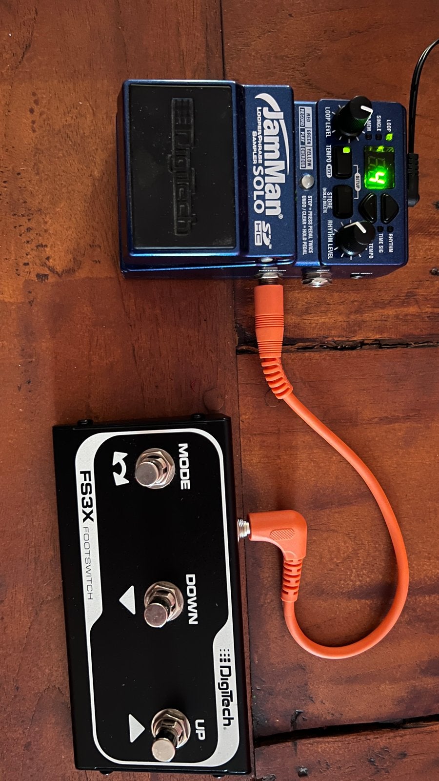 DigiTech JamMan Solo XT Looper/Phrase Sampler + FS3X Footswi, Muziek en Instrumenten, Effecten, Ophalen of Verzenden, Zo goed als nieuw