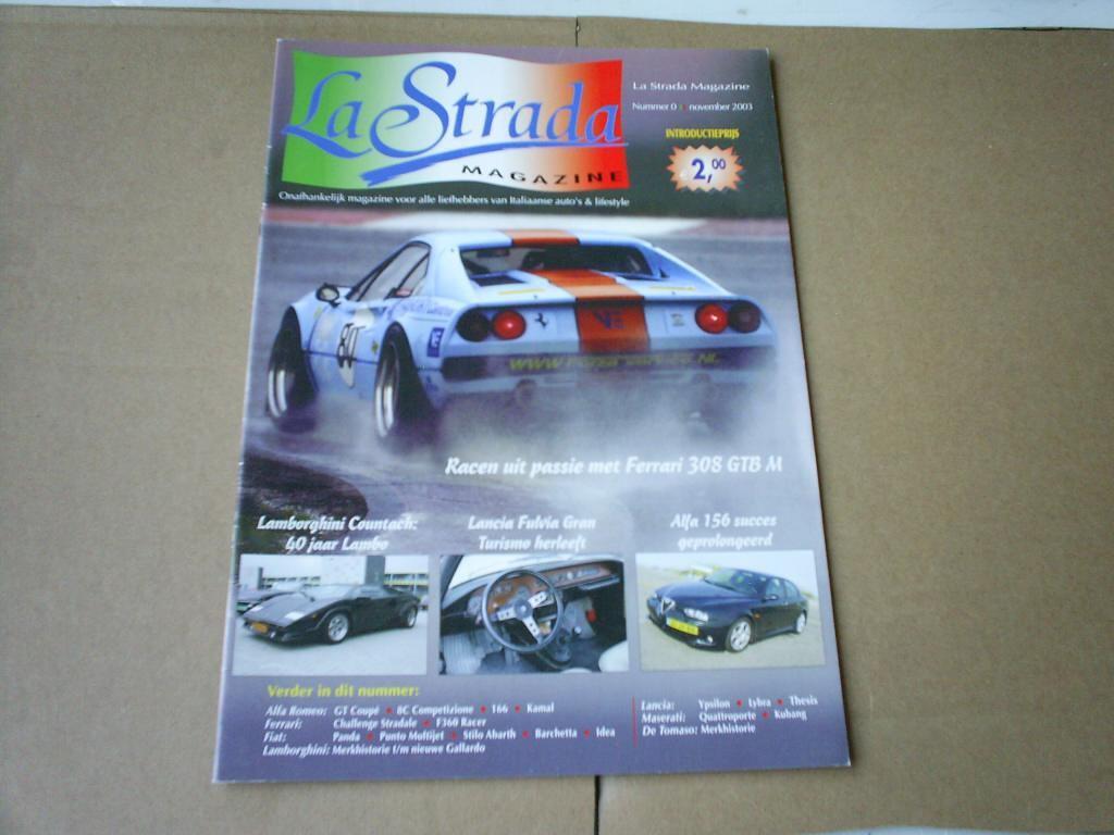 { Ferrari ] La Strada Magazine Nr. 011 November 2003, Boeken, Auto's | Folders en Tijdschriften, Verzenden, Zo goed als nieuw