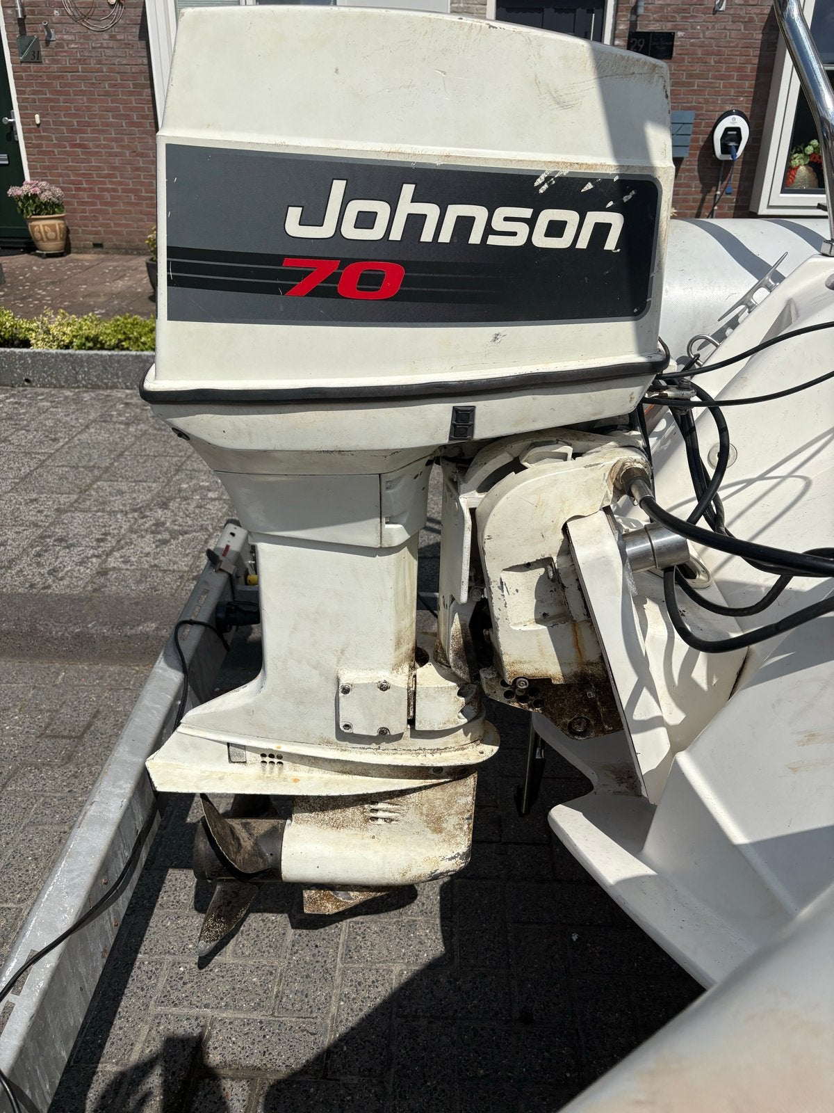 Johnson 70 PK Buitenboordmotor met power trim, Watersport en Boten, Accessoires en Onderhoud, Gebruikt, Motor en Techniek, Ophalen