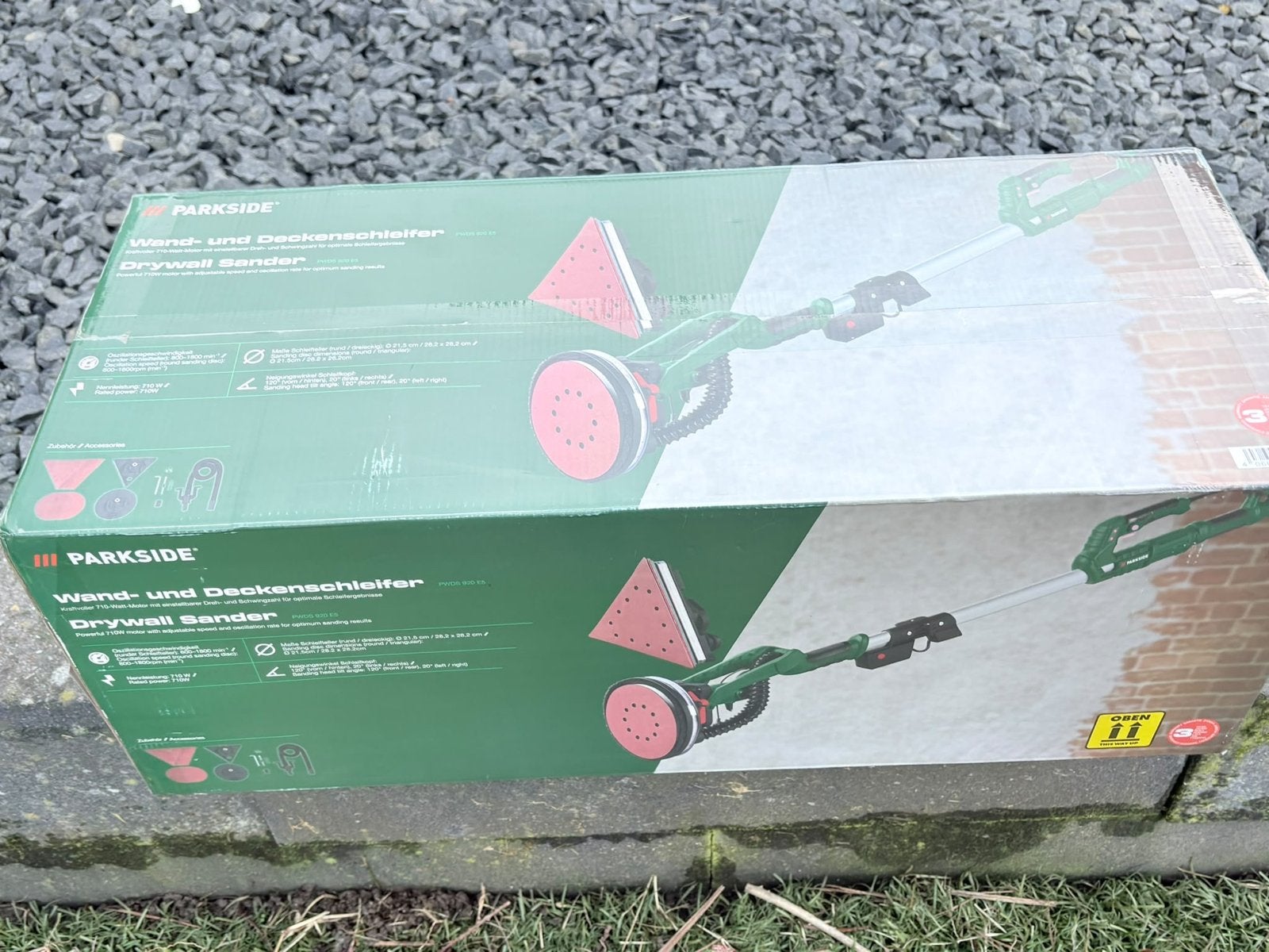 Parkside Wand- en Deckenschleifer (Drywall Sander), Ophalen of Verzenden, Nieuw, Minder dan 600 watt, Overige typen