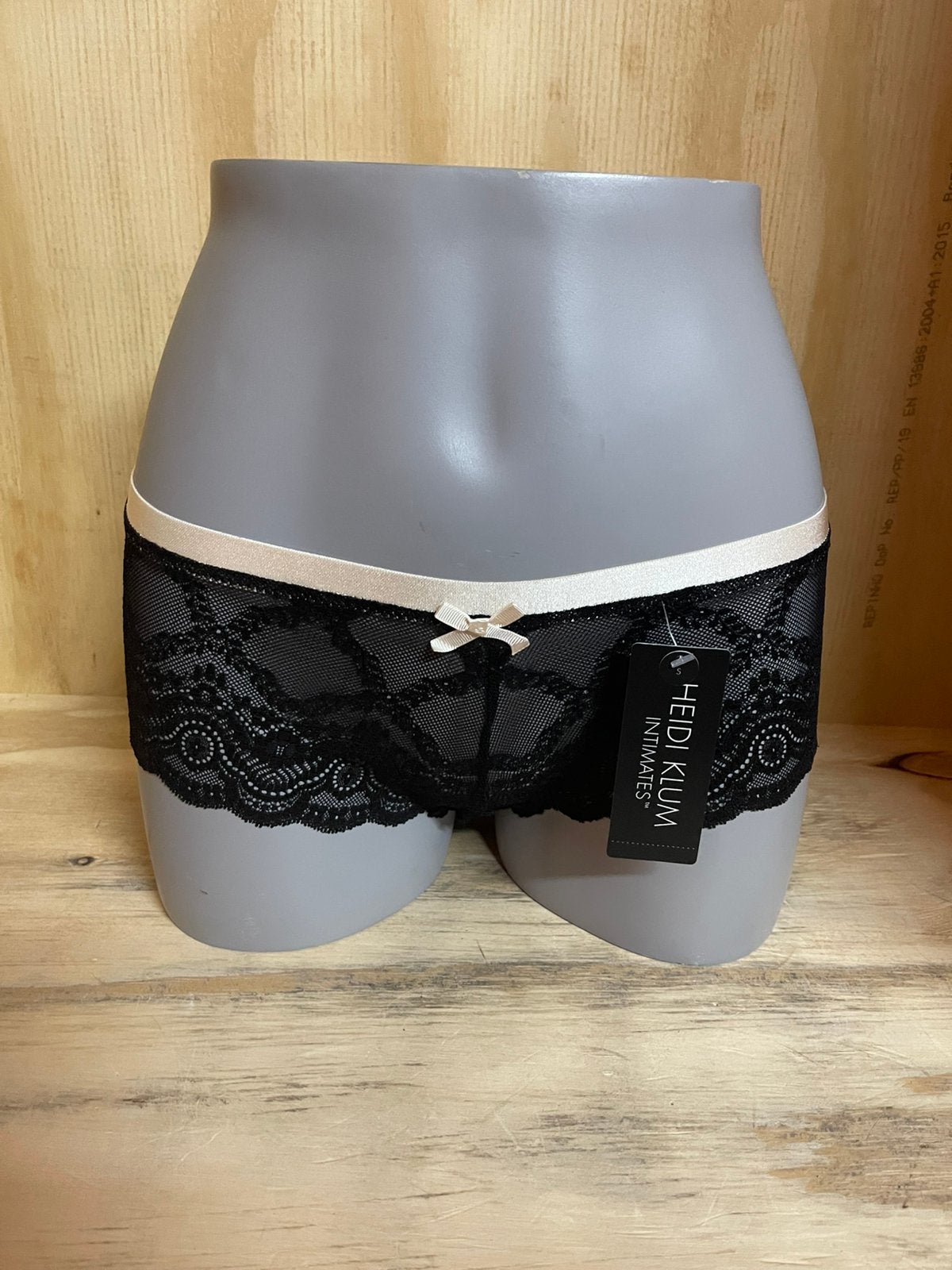 Heidi klum brazilian maat s en L model madeline, Verzenden, Zwart, Broekje of Short