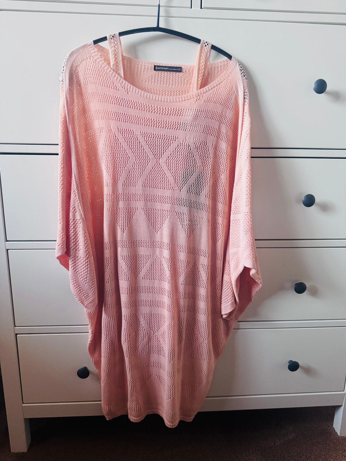 Summum roze lange trui met bijpassende nieuwe top maat L/XL, Verzenden, Nieuw, Maat 42/44 (L), Roze