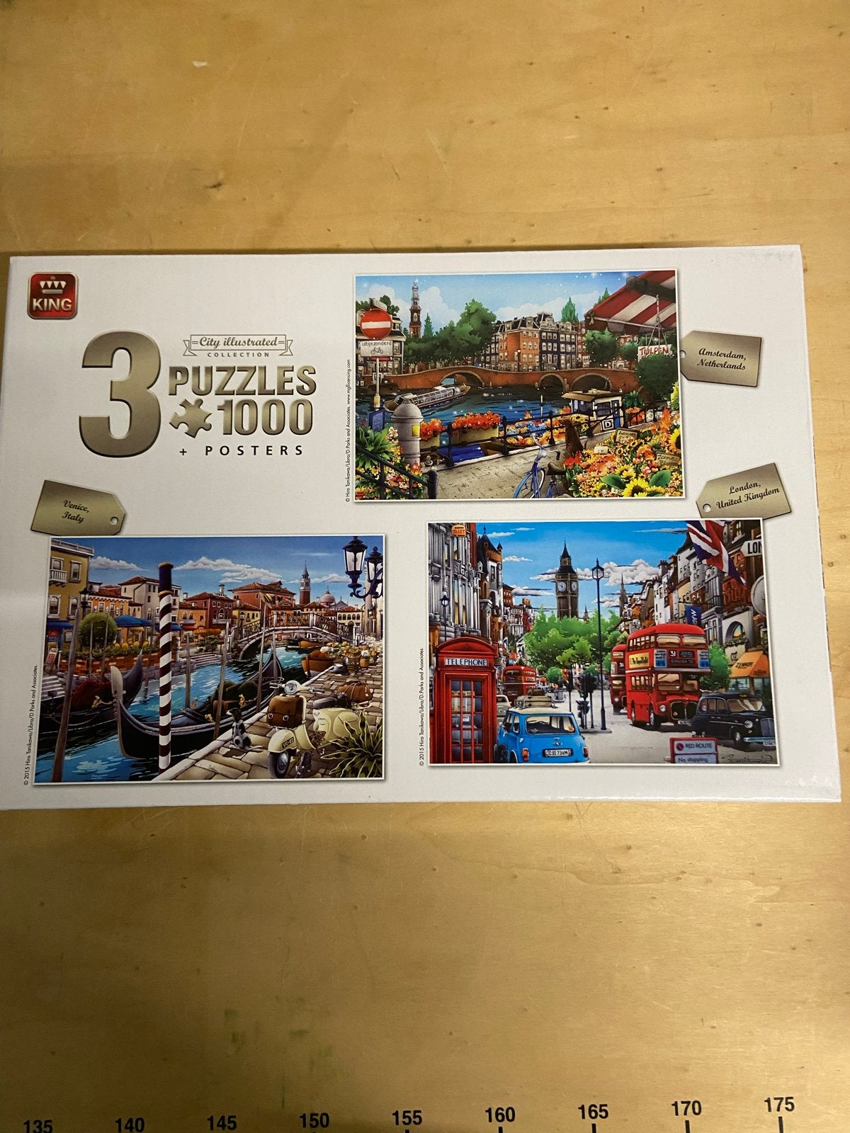 King Legpuzzels 1000 stukjes - Diverse collecties, Ophalen of Verzenden, 500 t/m 1500 stukjes, Nieuw, Legpuzzel