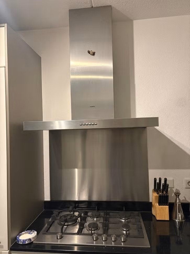 Siemens afzuigkap 90 cm, Ophalen, Gebruikt, Wandschouwkap, Vrijstaand