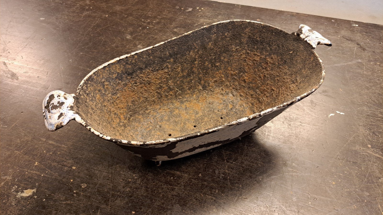 Antieke gietijzeren kolenbak, Antiek en Kunst, Ophalen of Verzenden