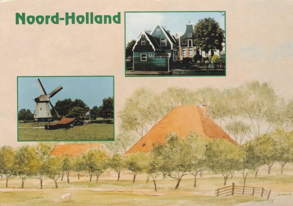 NOORD HOLLAND Molen Zaanstreek Boerderij, Verzenden, 1980 tot heden, Gelopen, Noord-Holland