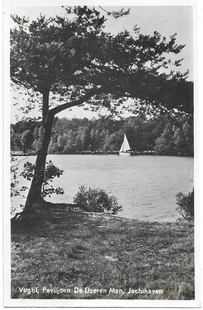 AK Vught - Paviljoen De IJzeren Man, Jachthaven, Verzenden, 1940 tot 1960, Gelopen, Noord-Brabant