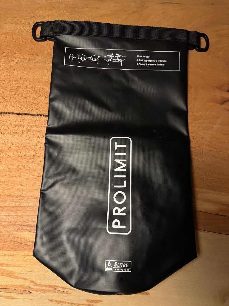 Prolimit Dry Bag 5L waterdicht roll-top zo goed als nieuw, Watersport en Boten, Ophalen of Verzenden, Zo goed als nieuw, Overige typen