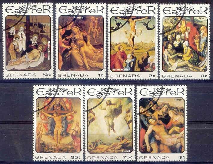 Grenada 1976 M741-747 gest., Ophalen of Verzenden, Gestempeld, Midden-Amerika