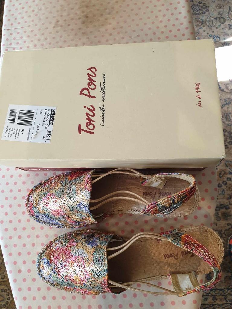 Espadrilles Toni Pons maat 39, Ophalen, Overige kleuren, Espadrilles of Moccasins, Gedragen