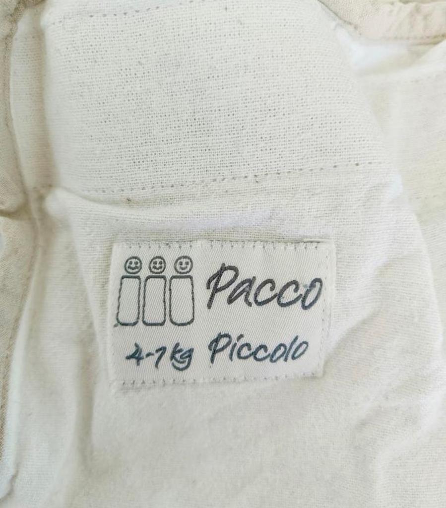 2x Pacco Piccolo Bakerzak 4-7kg, Kinderen en Baby's, Babykleding | Overige, Ophalen of Verzenden, Zo goed als nieuw