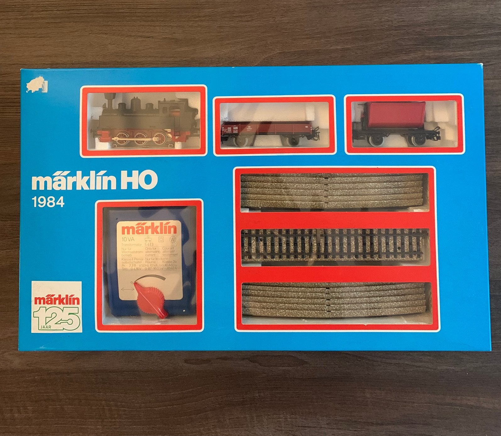 Märklin HO 1984 goederentrein met transformator, Ophalen of Verzenden, Gebruikt, Treinset, Märklin
