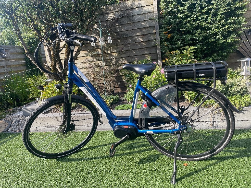 Amslod York elektrische fiets, Zo goed als nieuw, 47 tot 51 cm, 50 km per accu of meer, Ophalen