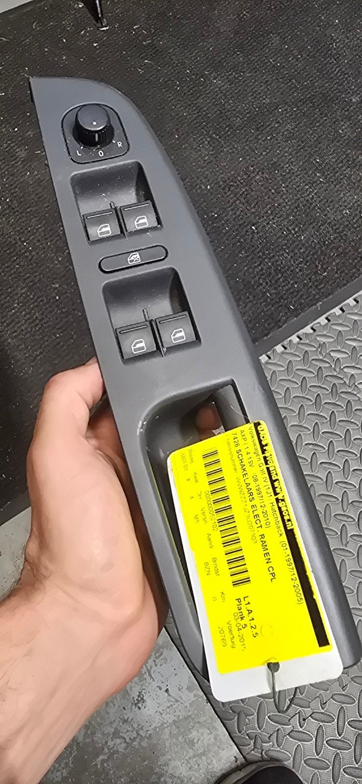 Schakelaars Elektrische Ramen VW Golf IV, Auto-onderdelen, Ophalen of Verzenden, Gebruikt, Volkswagen