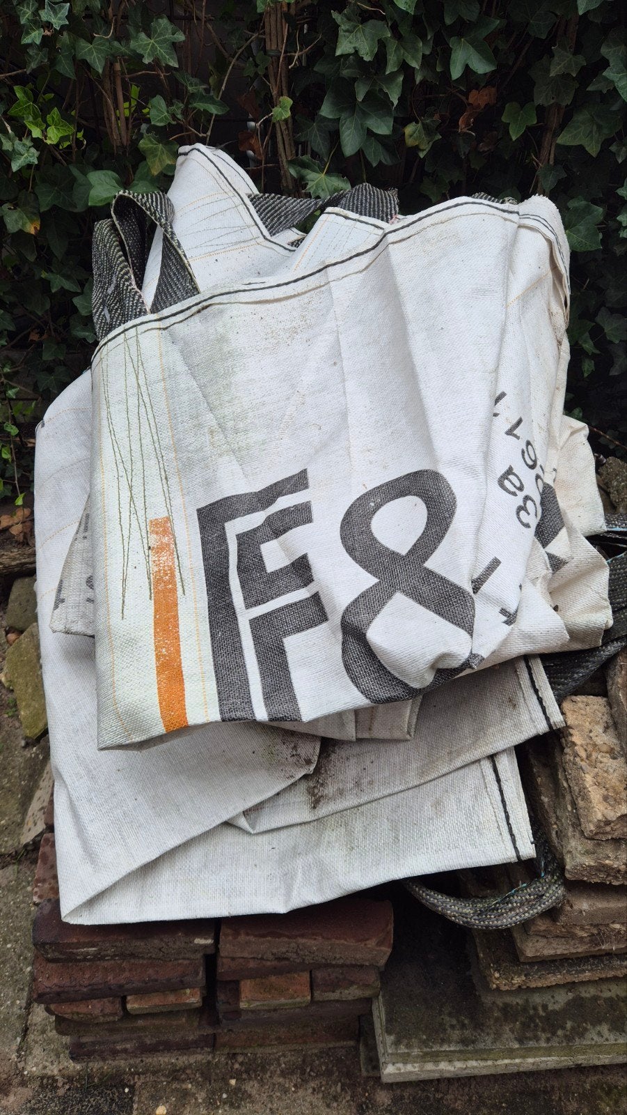 Gebruikte kuubzakken / big bags, Ophalen, Gebruikt