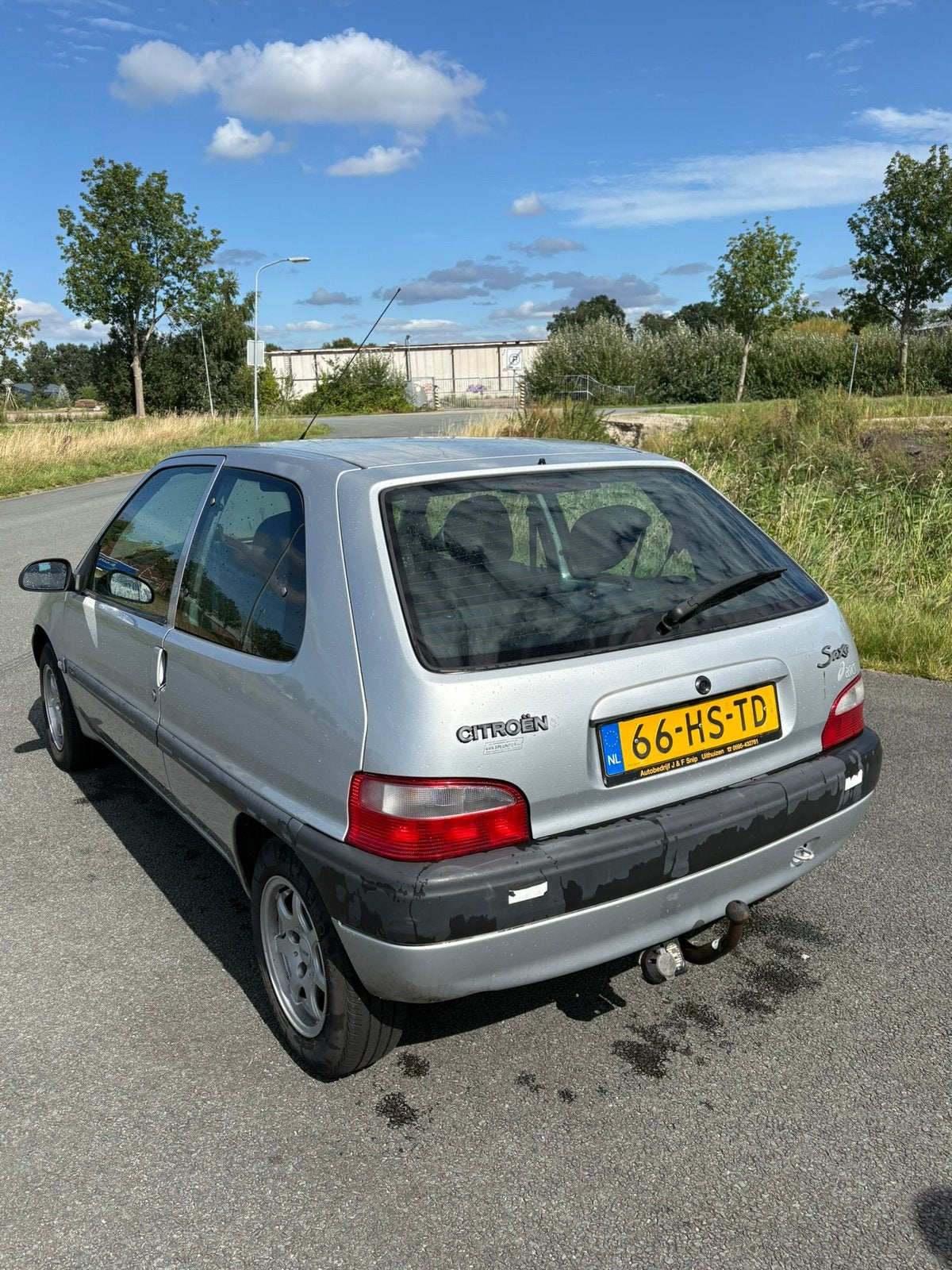 Citroën Saxo 1.1 I 2001 Grijs, Ophalen, Gebruikt