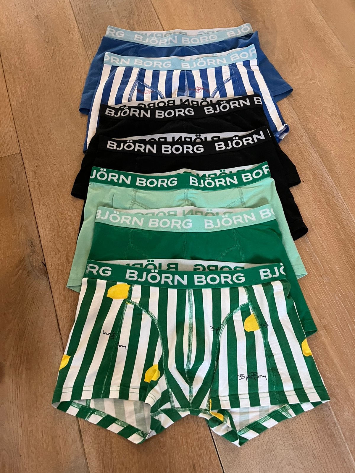 Boxers Bjorn Borg 158-164 zeer goed 7 stuks, Ophalen of Verzenden, Zo goed als nieuw, Jongen, Nacht- of Onderkleding
