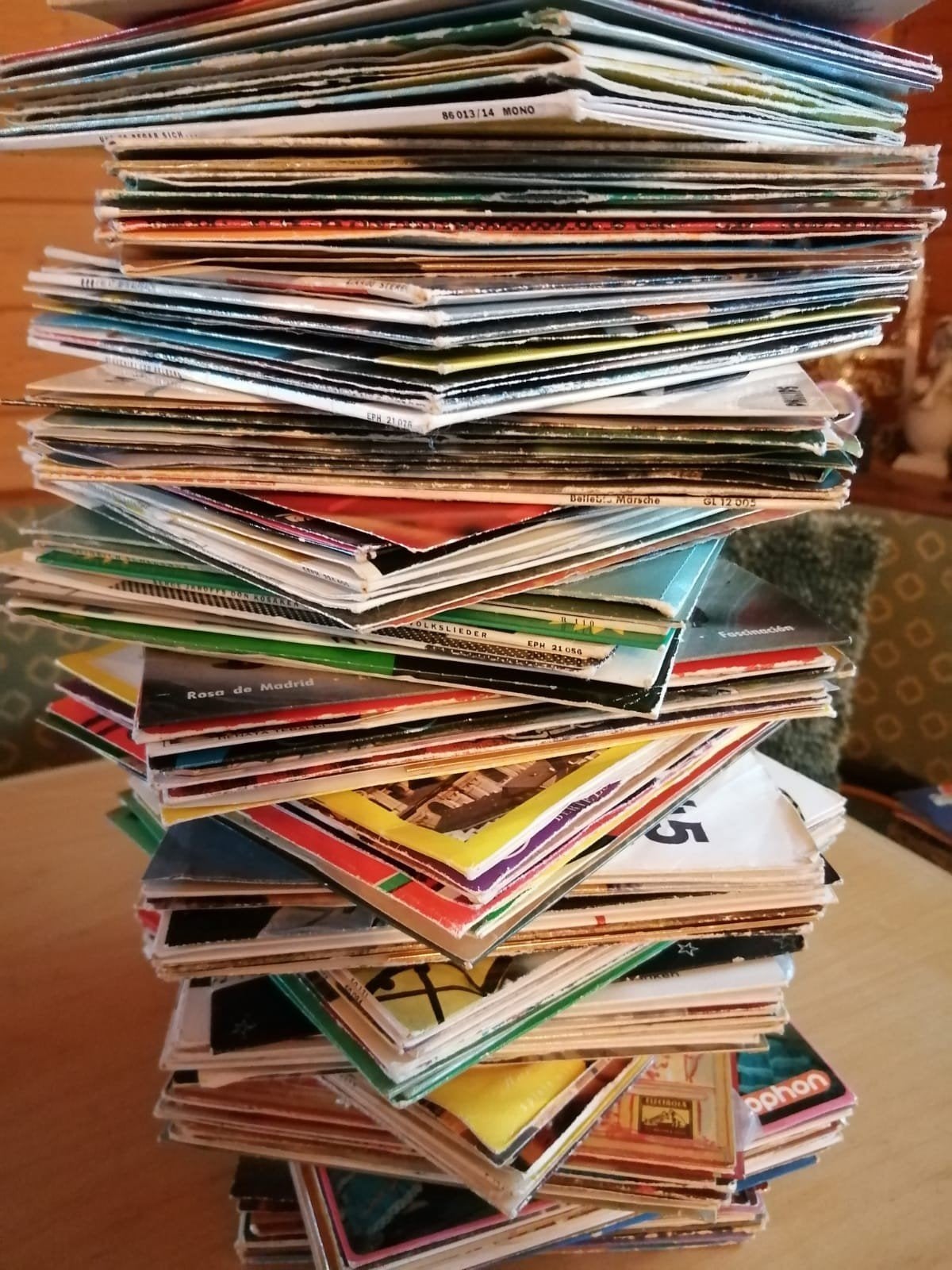 Grote verzameling vintage vinyl singles 7" klassiek 171stuks, Verzenden, Gebruikt, 7 inch, Overige typen