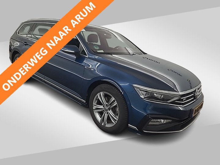 Volkswagen Passat Variant 2.0 TDI R-Line 150PK DSG LED | H-L, Auto's, Volkswagen, Gebruikt, Euro 6, 4 cilinders, Blauw